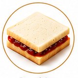 Bread Jam Sandwich