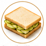 Cucumber Chutney Sandwich