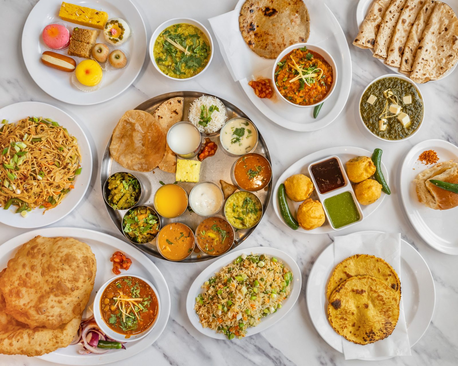 Signature Thali Spread — Rajwadi Thali Catering